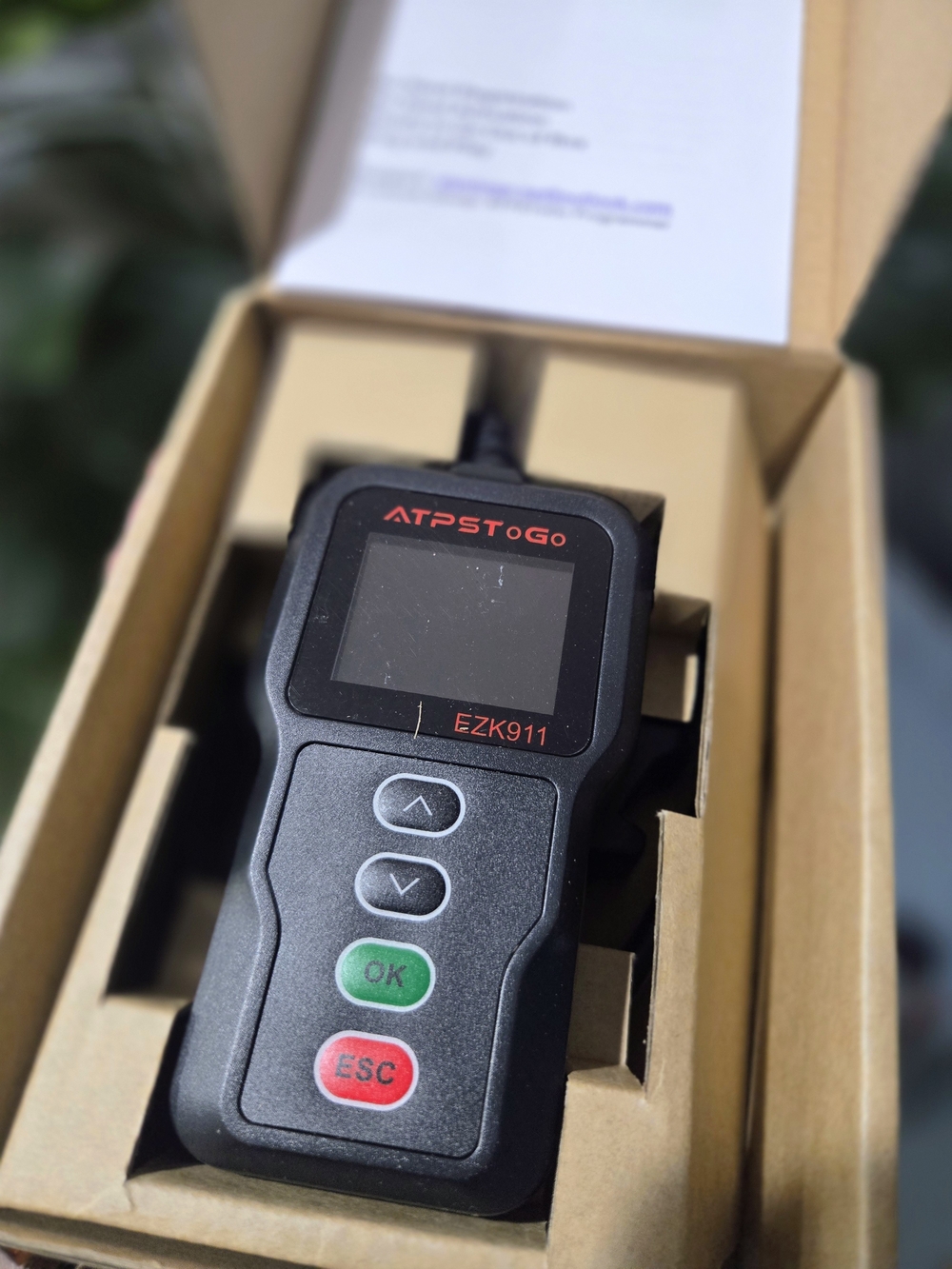 ATPS ToGo EZK911 Handheld Diagnostic Tool - Black with Red/Green Buttons